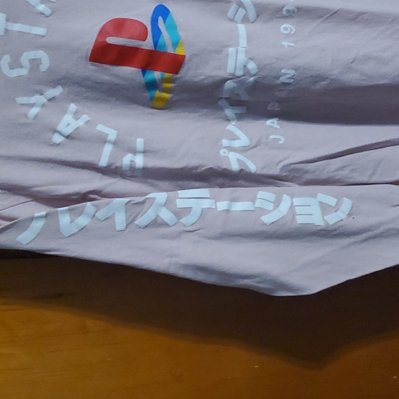 Retro Playstation Long Sleeved T-Shirt Size Small - Picture 3 of 5